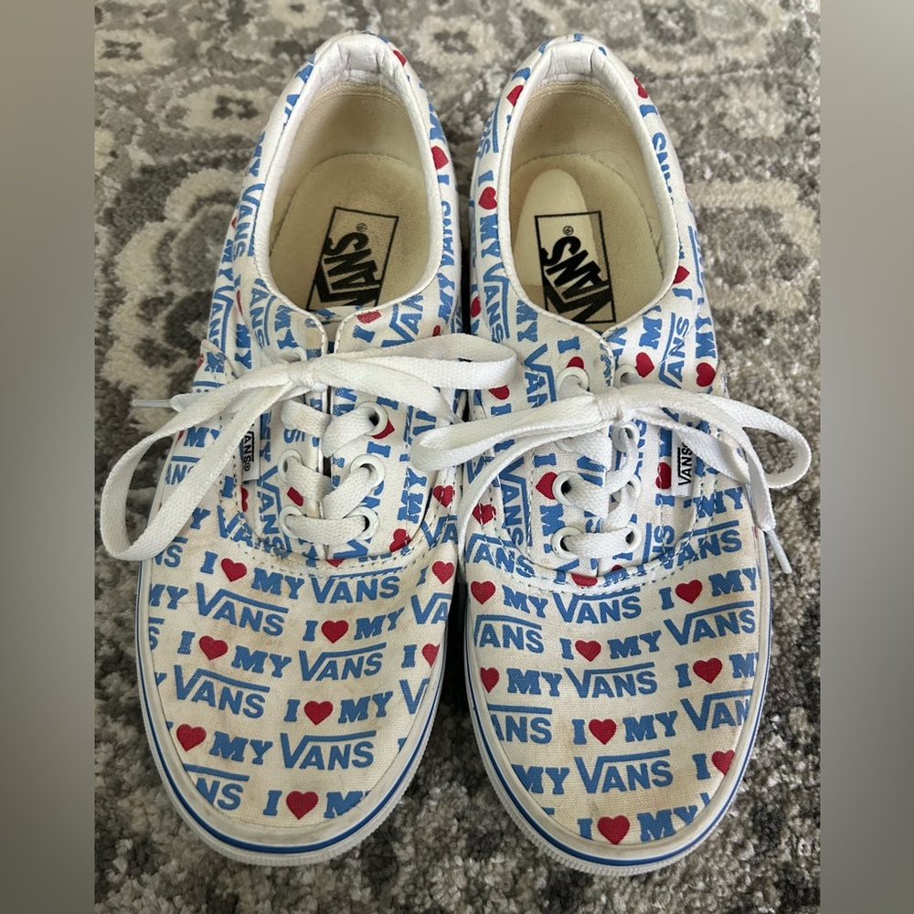 Vans Era—I ❤️ My Vans Shoes—Women’s Size 7.5 or Men’s Size 6